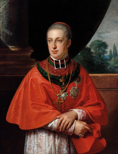 Cardinal Archduke Rudolf, Portrait as Cardinal Decorated with the St. Stephen